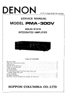 Denon PMA-300V-Service-Manual 